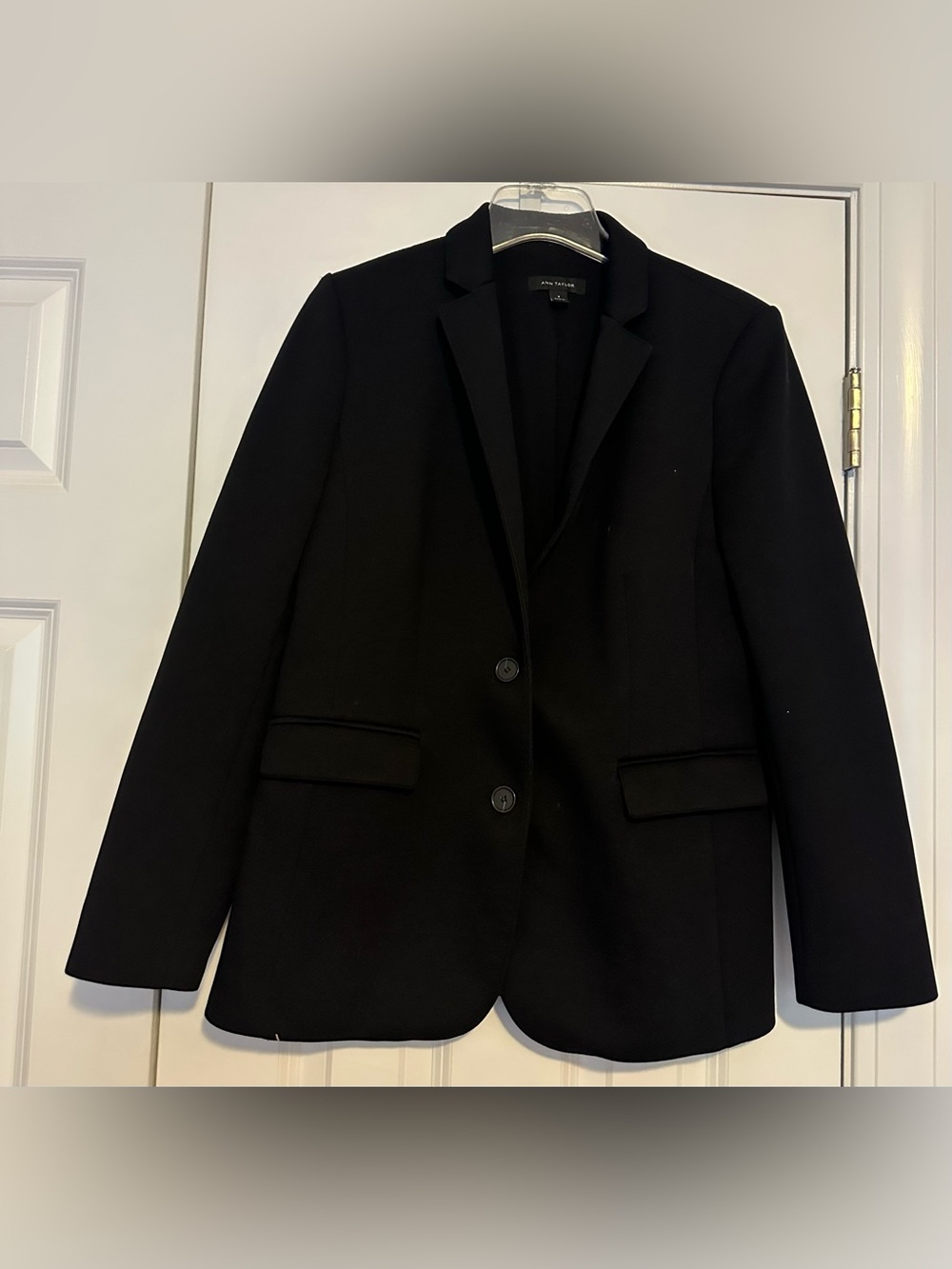 Ann Taylor Black Women's Tailored Two-Button Blazer
